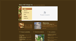 Desktop Screenshot of mosshillfoliage.com